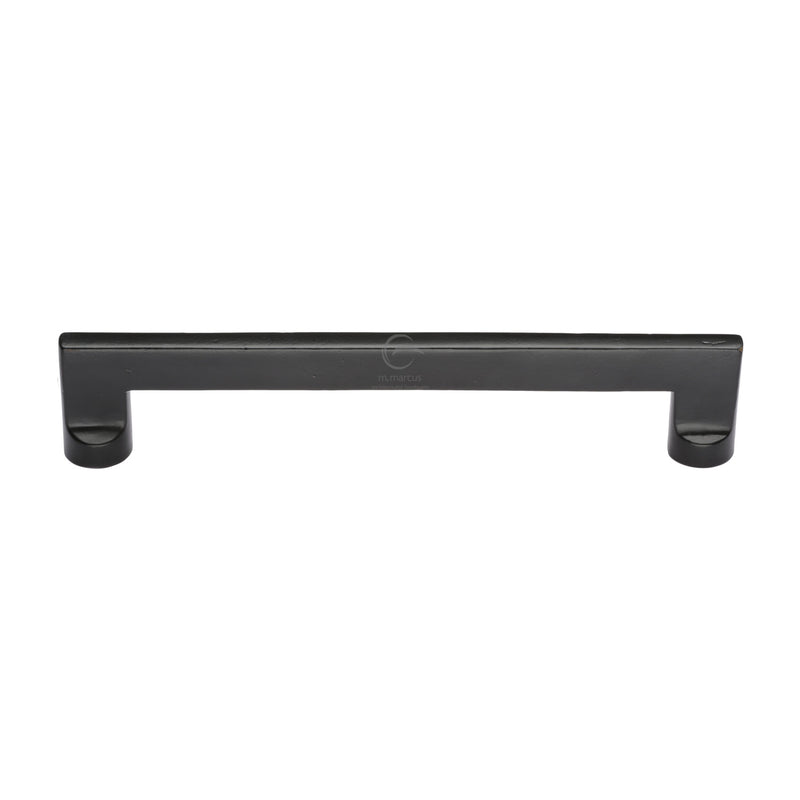 Matt Black Rustic Iron Cabinet Pull Apollo Design 192mm CTC - FB345 192 - Choice Handles