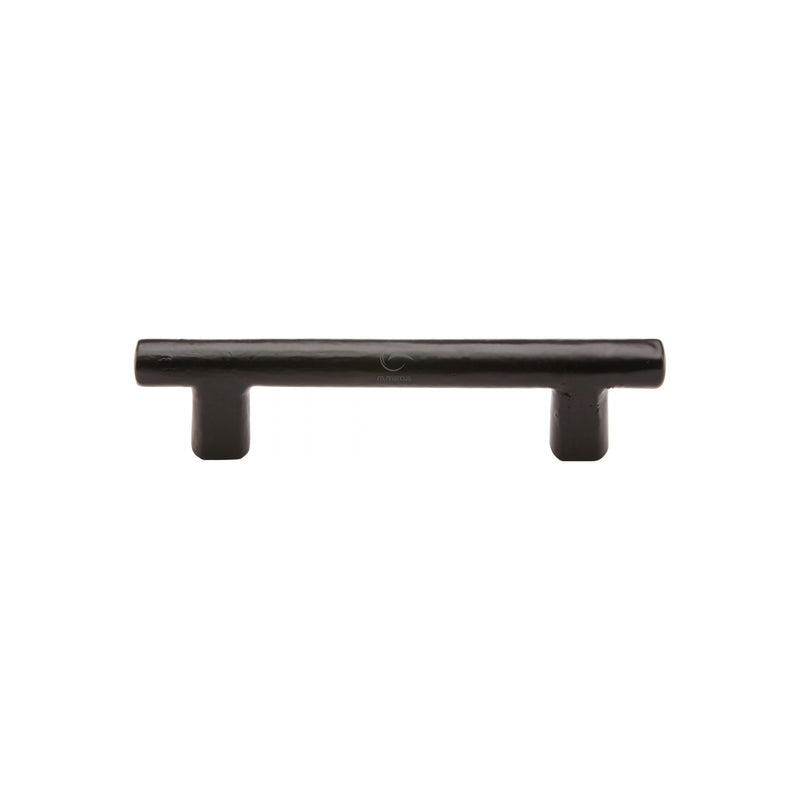 The Cabinet Pull Round Bar Design 96mm Black Iron - FB361 96 - Choice Handles