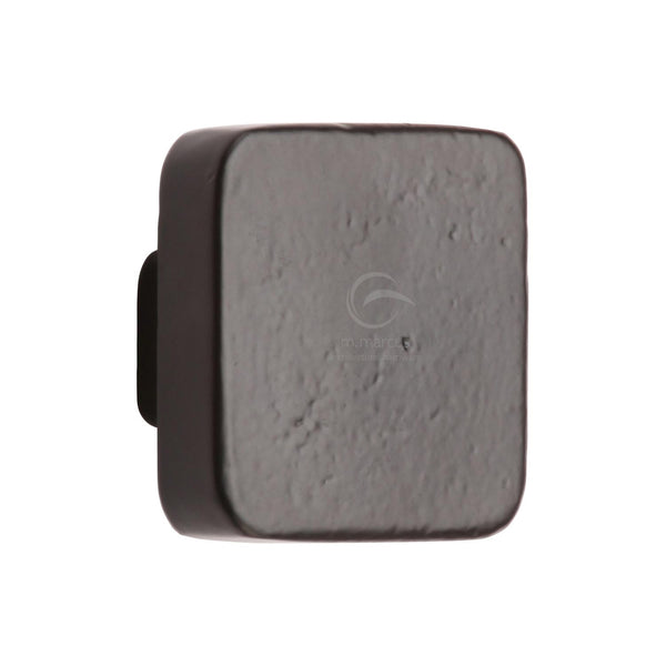 Black Iron Square Cabinet Knob - 32mm - FB3674 32 - Choice Handles