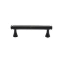 Matt Black Rustic Iron Cabinet Pull Hexagon Design 96mm CTC - FB371 96 - Choice Handles