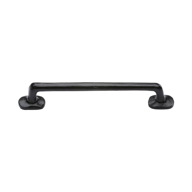 Matt Black Rustic Iron Cabinet Pull Traditional Design 160mm CTC - FB376 160 - Choice Handles