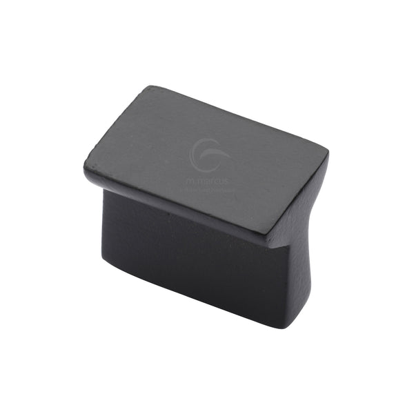 Matt Black Rustic Iron Cabinet Knob Anvil Design 32mm - FB3895 - Choice Handles