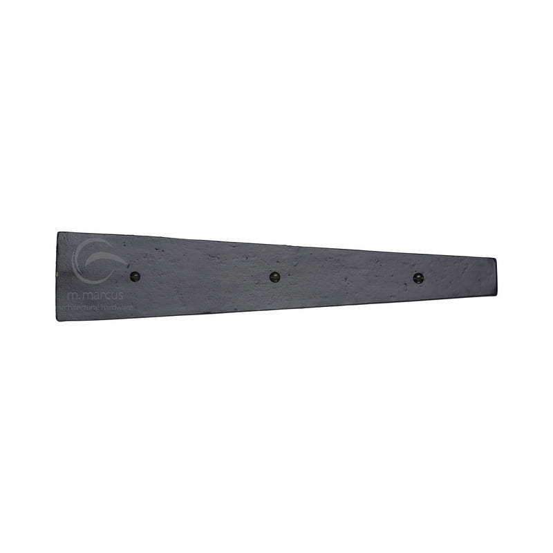 Black Iron Straight Dummy Hinge - 400mm - FB416 400 - Choice Handles