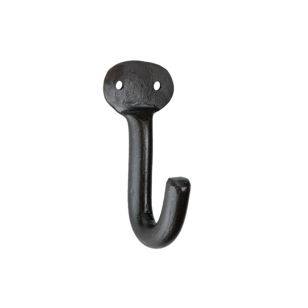 Spira Brass - Cosmo Coat Hook  - Matt Black - FC831 - Choice Handles