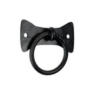 Spira Brass - Flamingo Ring Drop Pull  - Matt Black - FC253 - Choice Handles
