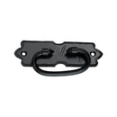 Spira Brass - Arrow Ring Drop Pull  - Matt Black - FC255 - Choice Handles