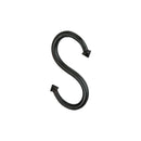 Spira Brass - S- Hook Small Matt  - Matt Black - FC812 - Choice Handles