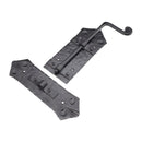 Spira Brass - Victorian Cabinet Lock  - Matt Black - FC203 - Choice Handles