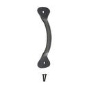 Spira Brass - Hammered Pull Handle Small  - Matt Black - FC228 - Choice Handles