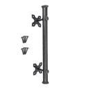 Spira Brass - Onyx Round Pull Handle 300mm  - Matt Black - FC231 - Choice Handles
