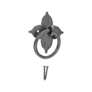 Spira Brass - Floret Ring Drop Pull  - Matt Black - FC251 - Choice Handles