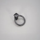Spira Brass - Quadrate Ring Drop Pull  - Matt Black - FC252 - Choice Handles