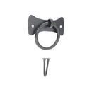 Spira Brass - Flamingo Ring Drop Pull  - Matt Black - FC253 - Choice Handles