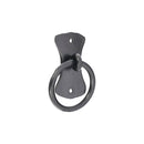 Spira Brass - Flutur Ring Drop Pull  - Matt Black - FC256 - Choice Handles