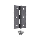 Spira Brass - Spike Butt Hinges Medium  - Matt Black - FC802 - Choice Handles