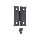 Spira Brass - Spike Butt Hinges Small  - Matt Black - FC803 - Choice Handles