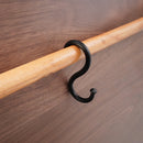 Spira Brass - S- Hook Large  - Matt Black - FC811 - Choice Handles