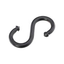 Spira Brass - S- Hook Small Matt  - Matt Black - FC812 - Choice Handles