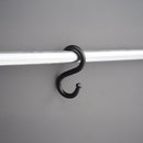 Spira Brass - S- Hook Small Matt  - Matt Black - FC812 - Choice Handles