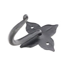 Spira Brass - Floret Coat Hook  - Matt Black - FC832 - Choice Handles