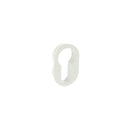 Forme Concealed Rose Euro Escutcheons Round - White - FCRESCEWH - Choice Handles