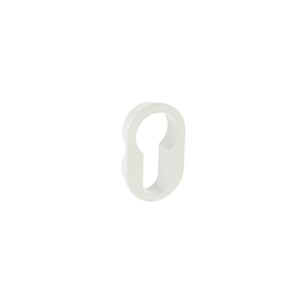 Forme Concealed Rose Euro Escutcheons Round - White - FCRESCEWH