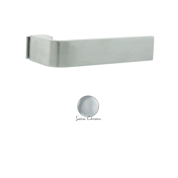 Forme Monza Lever Door Handle on Concealed Square Rose - Satin Chrome - FCS413SC