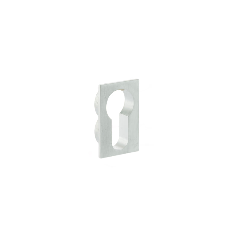 Forme Concealed Rose Euro Escutcheons Square - Satin Chrome - FCSESCESC