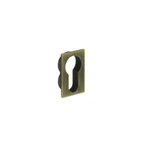 Forme Concealed Rose Euro Escutcheons Square - Yester Bronze - FCSESCEYB