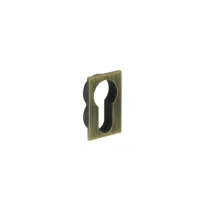 Forme Concealed Rose Euro Escutcheons Square - Yester Bronze - FCSESCEYB