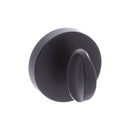 CleanTouch Anti-Bac WC Turn and Release on Minimal Round Rose - Matt Black - CTFMRWCMB - Choice Handles
