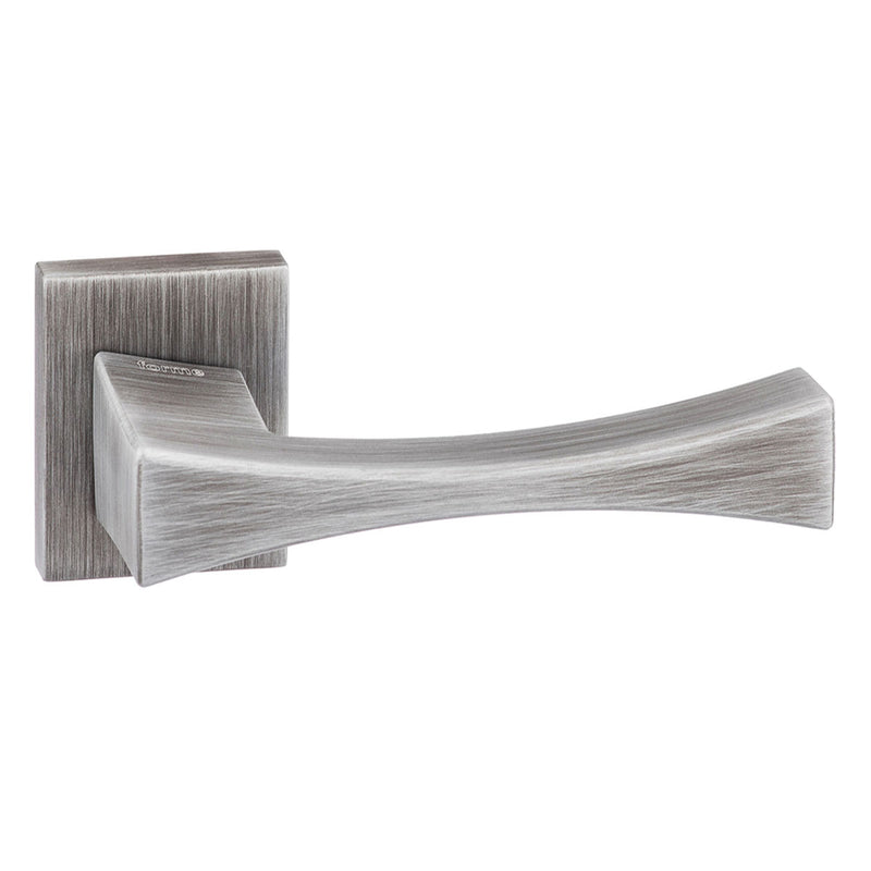 Forme Artemide Lever Door Handle on Minimal Square Rose - Urban Graphite - FMS213UG