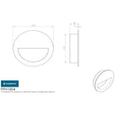 Eurospec - Circular Flush Pull - Bright Stainless Steel - FPH1004BSS - Choice Handles