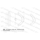 Carlisle Brass - Bow Handle 128mm - Polished Chrome - FTD450BCP - Choice Handles