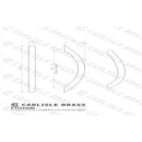Carlisle Brass - Bow Handle 128mm - Satin Nickel - FTD450BSN - Choice Handles