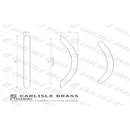 Carlisle Brass - Bow Handle 192mm - Satin Nickel - FTD450DSN - Choice Handles