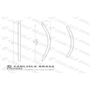Carlisle Brass - Bow Handle 320mm - Satin Nickel - FTD450GSN - Choice Handles
