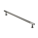 Carlisle Brass - FTD Knurled Pull Handle 224mm c/c - Polished Chrome - FTD700ECP - Choice Handles