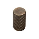 Carlisle Brass - Knurled Knob 30mm - Antique Brass - FTD702AB - Choice Handles