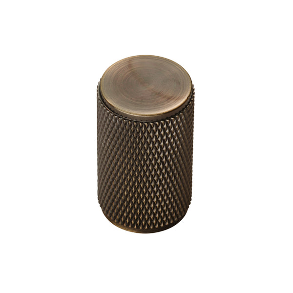 Carlisle Brass - Knurled Knob 30mm - Antique Brass - FTD702AB - Choice Handles