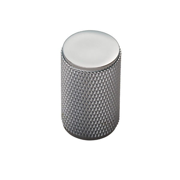 Carlisle Brass - Knurled Knob 30mm - Polished Chrome - FTD702CP - Choice Handles