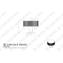 Carlisle Brass - Knurled Radio Knob 35mm - Polished Chrome - FTD703CP - Choice Handles