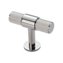 Carlisle Brass - Lines T-bar knob 50mm - Polished Chrome - FTD711CP - Choice Handles