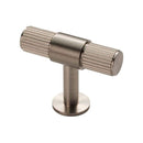 Carlisle Brass - Lines T-bar knob 50mm - Satin Nickel - FTD711SN - Choice Handles