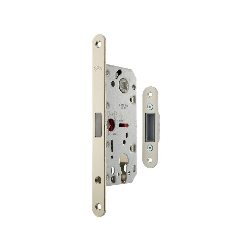 AGB Polaris 2XT Magnetic Euro Profile Sashlock 35mm backset - Polished Chrome - AGB2XT25EPC - Choice Handles
