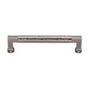 Heritage Brass Cabinet Pull Bauhaus Hammered Design 160mm CTC Satin Nickel Finish - HAM0312 160-SN - Choice Handles