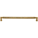 Heritage Brass Cabinet Pull Bauhaus Hammered Design 320mm CTC Unlacquered Brass Finish - HAM0312 320-ULB
