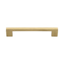 Heritage Brass Cabinet Pull Metro Hammered Design 160mm CTC Satin Brass Finish - HAM0337 160-SB - Choice Handles