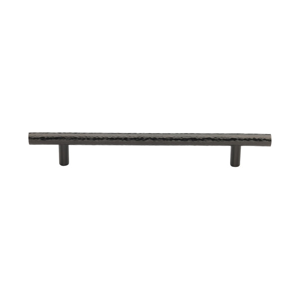 Heritage Brass Cabinet Pull T-Bar Hammered Design 160mm CTC Matt Bronze Finish - HAM0361 160-MB - Choice Handles