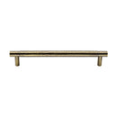 Heritage Brass Cabinet Pull Partial Hammered Design 152mm CTC Antique Brass finish - HAM4461 160-AT